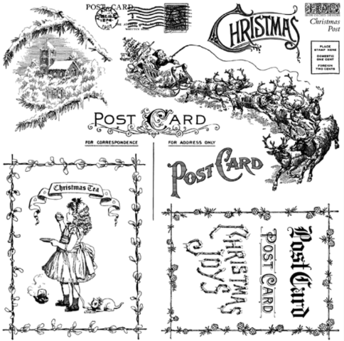 Christmas Post Stamp