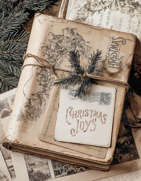 Christmas Post IOD 12"x12" Stamp (Retired)