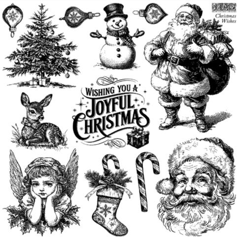 Christmas Wishes Stamp