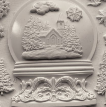 Snow Globes IOD 6"x 10" Mould (Retired)