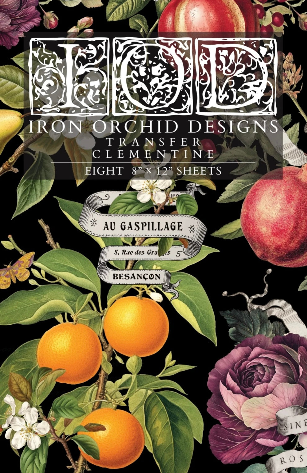 2025 Holiday Complete Transfer IOD Bundle! Christmas Joy, Santa's Hollow, Partridge Lane, Winter Botanist, & Clementine! Limited Iron Orchid Designs
