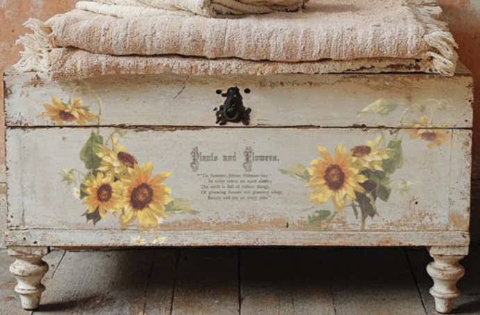 Flowers By The Poets IOD Transfer 12"x 16" Pad