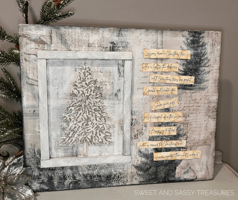 O Christmas Tree IOD 6"x 10" Mould (Retired)