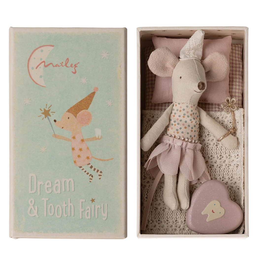 Tooth Fairy Mouse, Little Sibling in Matchbox