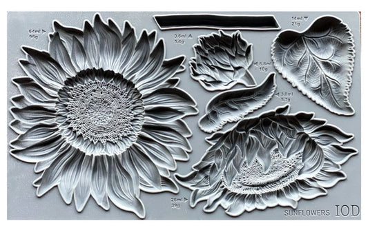 Sunflowers 6x10 IOD Mould
