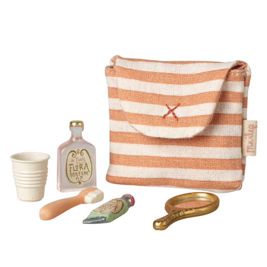 Tooth Brush Set in Bag, Mouse (Rose)