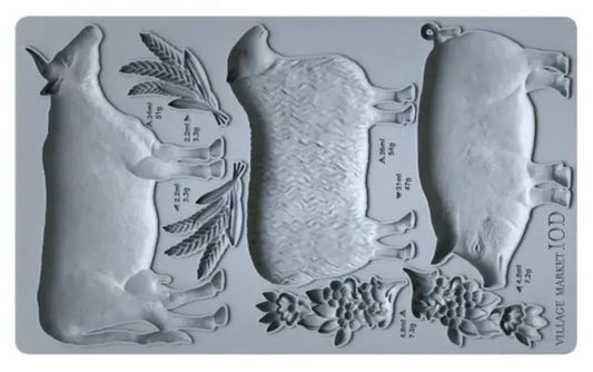Village Market 6x10 IOD Mould