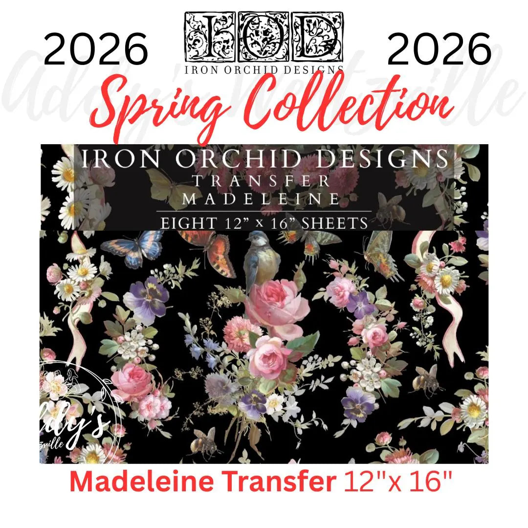 Madeleine IOD Transfer 12"x 16" Pad
