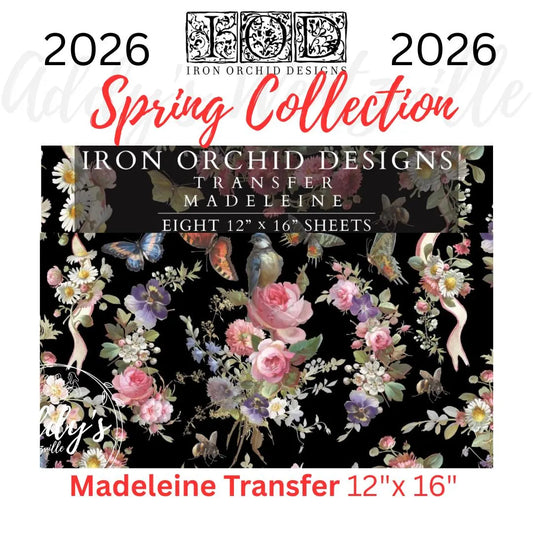 Madeleine IOD Transfer 12"x 16" Pad