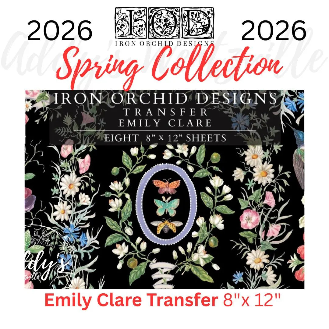 Emily Clare IOD Transfer 8"x 12" Pad