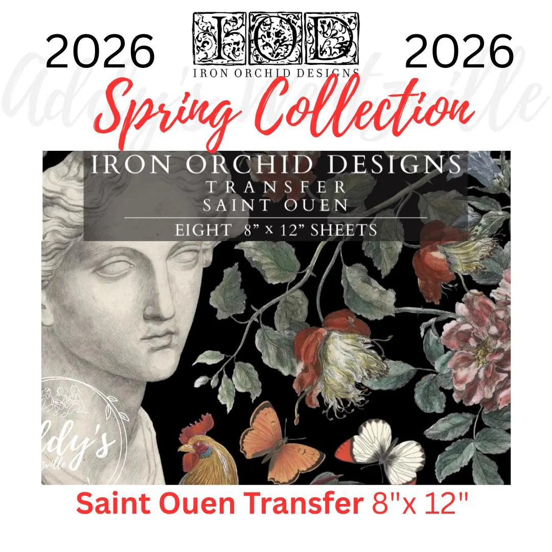 Saint Ouen IOD Transfer 8"x 12" Pad