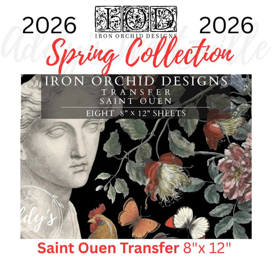 Saint Ouen IOD Transfer 8"x 12" Pad