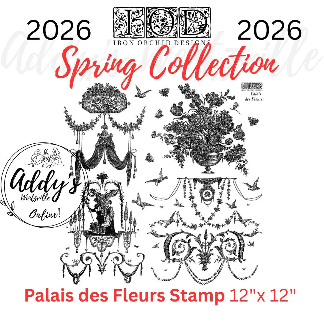Palais des Fleurs IOD 12"x 12" Stamp