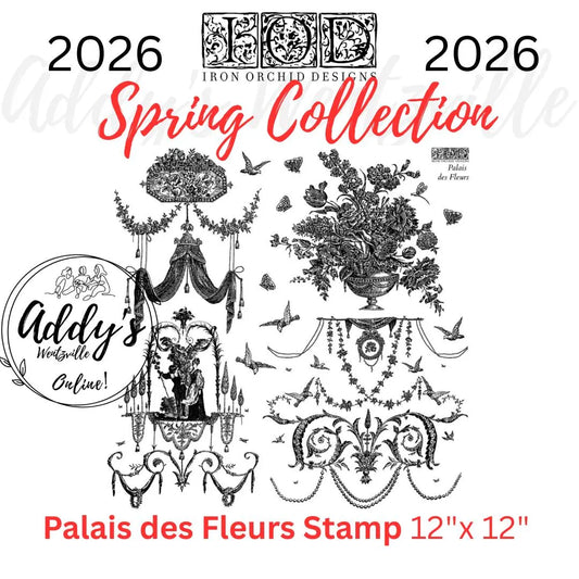 Palais des Fleurs IOD 12"x 12" Stamp