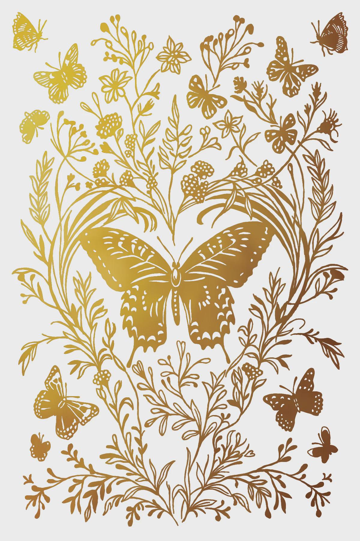 Papillon Foil IOD Transfer 8"x 12" Pad