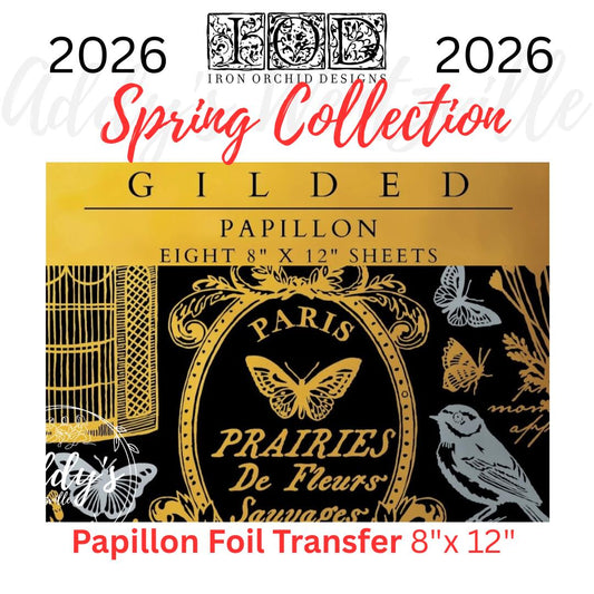 Papillon Foil IOD Transfer 8"x 12" Pad