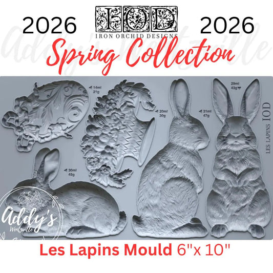 Les Lapin IOD 6"x 10" Mould