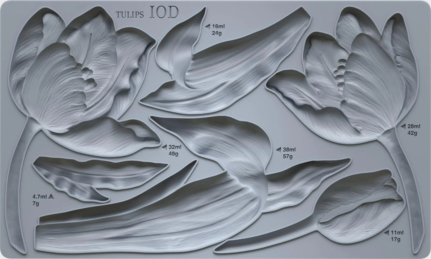 Tulip IOD 6"x 10" Mould