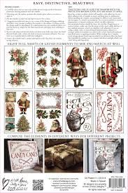 Candy Cane Cottage IOD Transfer 8"x 12" Pad (Retired)