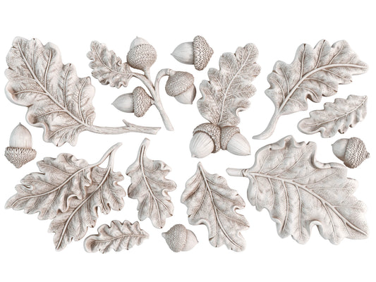 Oak Leaves & Acorns IOD 6"x 10" Mould