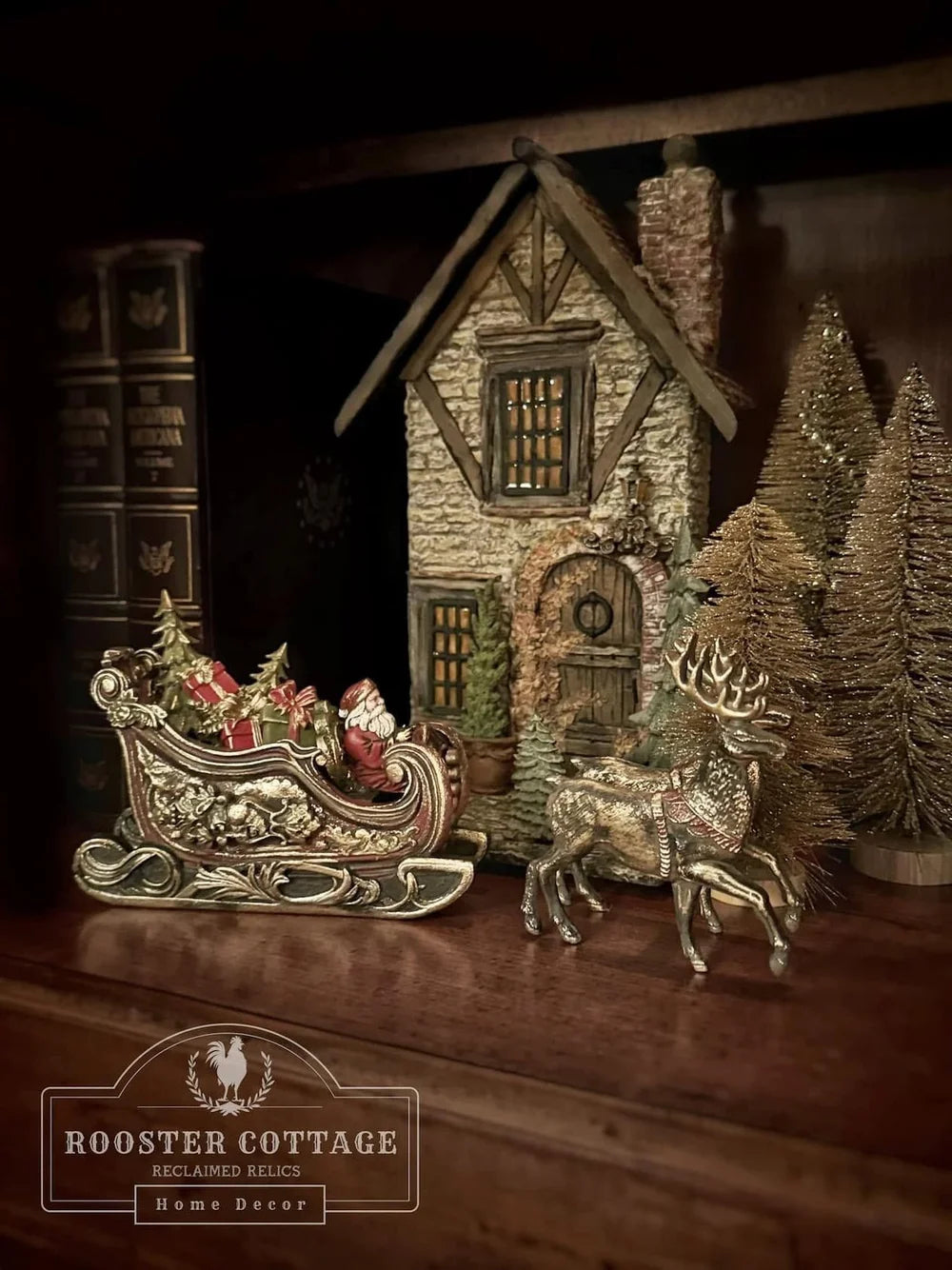 Santa's Sleigh IOD 6"x 10" Mould (Retired)
