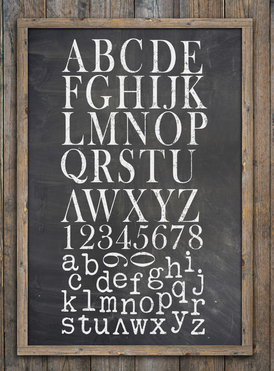 Typesetting IOD 12"x 12" Decor Stamp