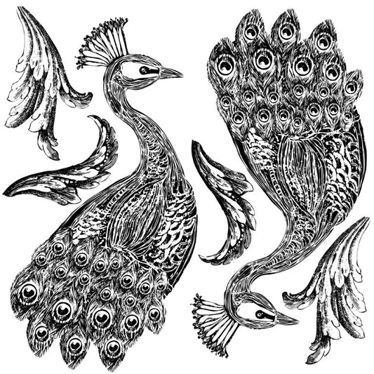 Pavo 12x12 IOD Decor Stamp (Retired)