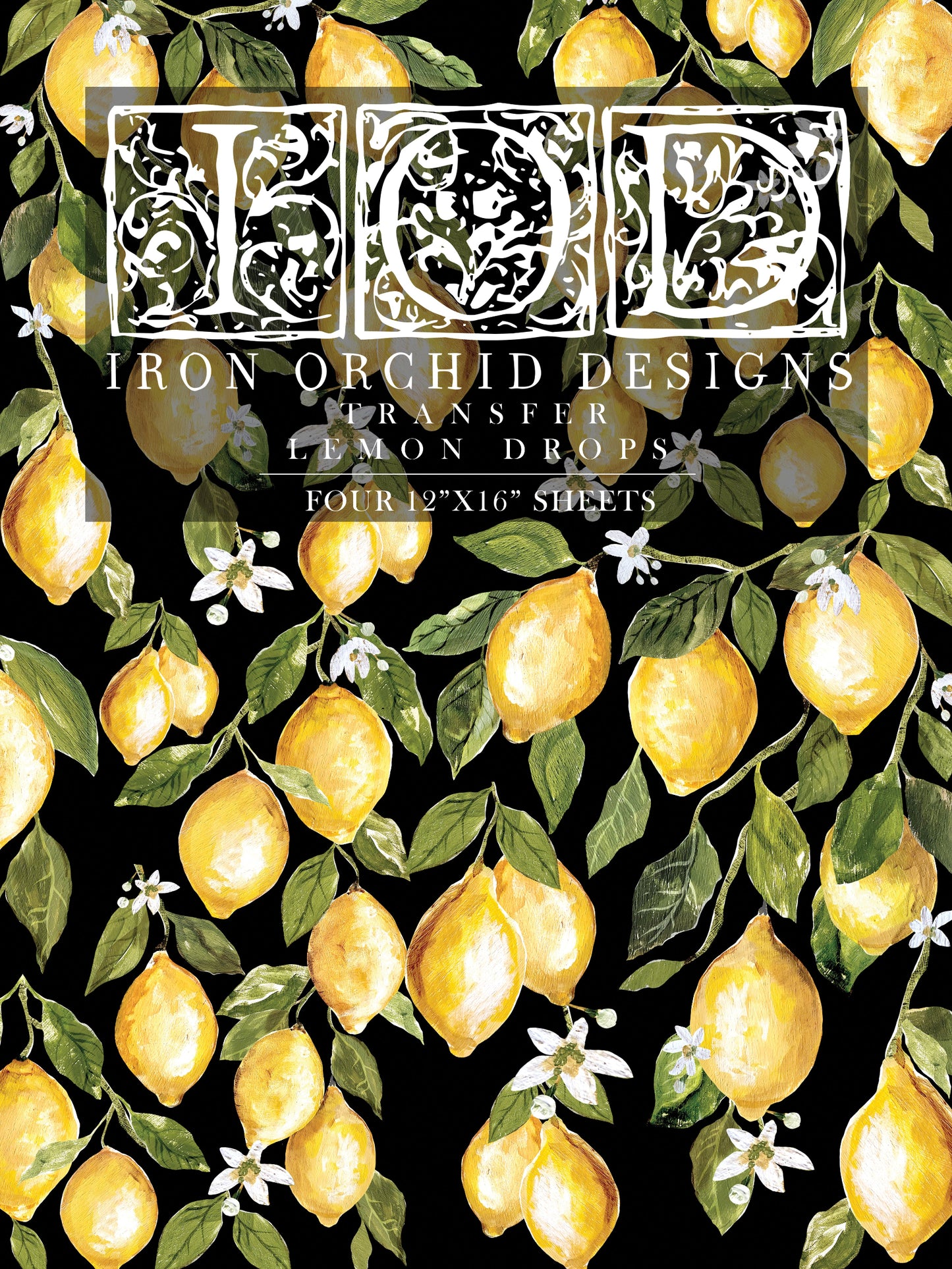 Lemon Drops IOD Transfer 12x16 Pad (Retired)